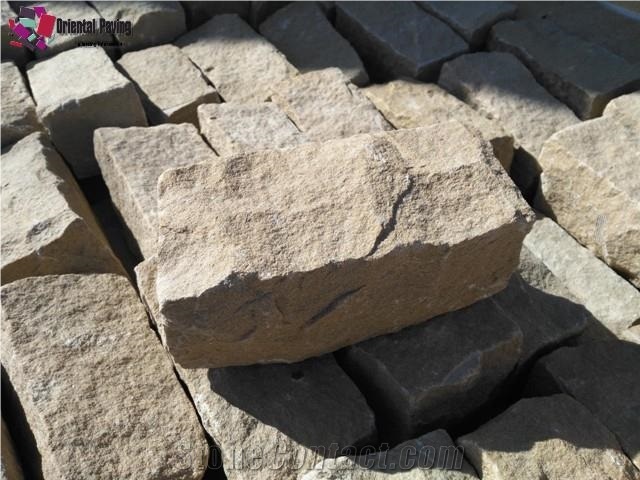 Yellow Sandstone Cobble Stone,Yellow Sandstone Pavers,Yellow Sandstone Paving Stone,Yellow Sandstone Paving Sets,Yellow Sandstone Covering