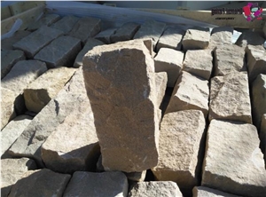 Yellow Sandstone for Paving, Yellow Cubes for Landscaping, Yellow Paving Sandstone, China Yellow Sandstone Cube Stone & Pavers