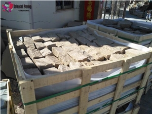 Yellow Sandstone Pavers,Cobble Yellw Sandstone,Yellow Sandstone Paving Sets,Road Pavers