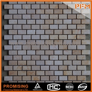 Aa Grade Stone Multicolor Mosaic, Vitreous Glass Mosaic Tiles,Grey Natural Stone Mosaic