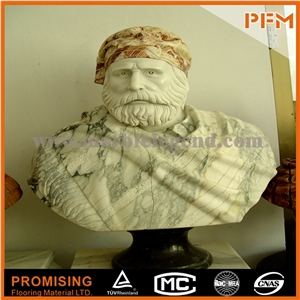 Arabescato Corchia Marble Hot New Handmade Famous Artist Bust Statue