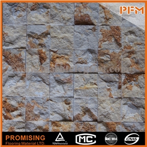 Backsplash Glass Mix Stone Mosaic,Grey Wooden Marble Hexagon Stone Mosaic