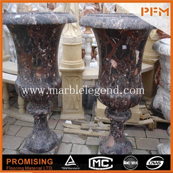 Beautiful Marble Large Flower Pot,Marble Flower Pot