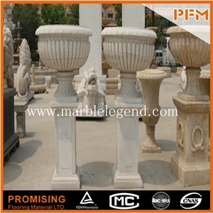Beautiful Marble Large Flower Pot,Marble Flower Pot