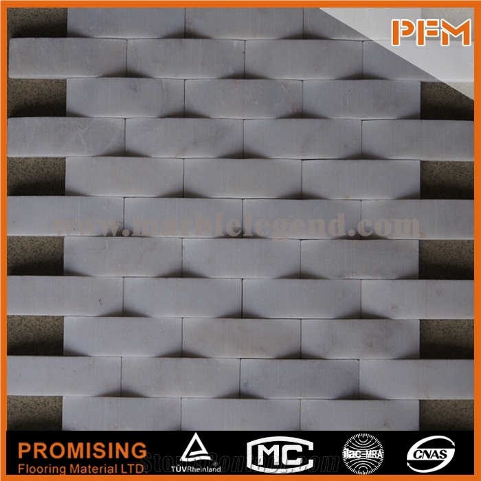 Brown Mosaic Light Brown and Polish Crystal Tile Stone Mosaic Natural Well Polished Beautiful Decorative Rectangular Stone Mosaic