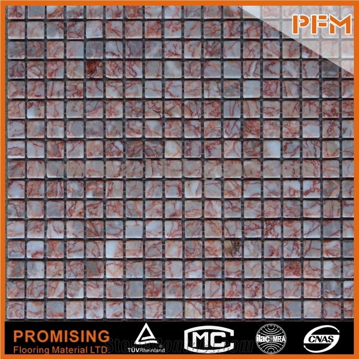 Cheap Glass Mixed Stone Mosaic Tile with Mesh-Back,Grey Slate Stone Mosaic Floor Tile