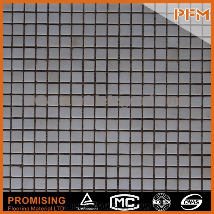 Cheap Glass Mixed Stone Mosaic Tile with Mesh-Back,Grey Slate Stone Mosaic Floor Tile