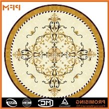 Cheap Price Marble Inlay Flooring Design,Laminate Marble Flooring Marble Inlay Flooring Design, Dark Emperador/Golden Year/Rosso Verona/Crema Marfil/Honey Onyx/Onyx Green/India Green Marble Medallion