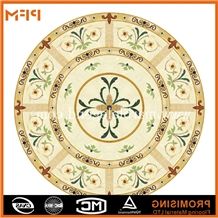 Cheap Price Marble Inlay Flooring Design,Laminate Marble Flooring Marble Inlay Flooring Design, Dark Emperador/Golden Year/Rosso Verona/Crema Marfil/Honey Onyx/Onyx Green/India Green Marble Medallion