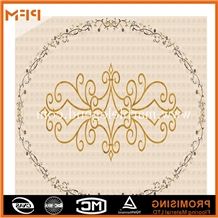 Cheap Price Marble Inlay Flooring Design,Laminate Marble Flooring Marble Inlay Flooring Design, Dark Emperador/Golden Year/Rosso Verona/Crema Marfil/Honey Onyx/Onyx Green/India Green Marble Medallion
