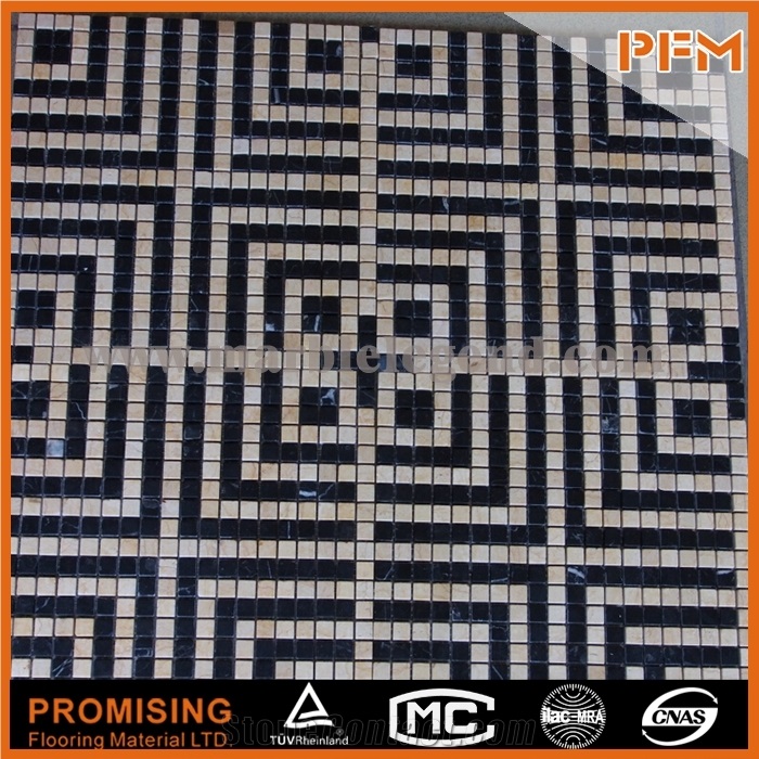 Cheap Price Stone Mosaic Tile with Mesh-Back in Various Shape