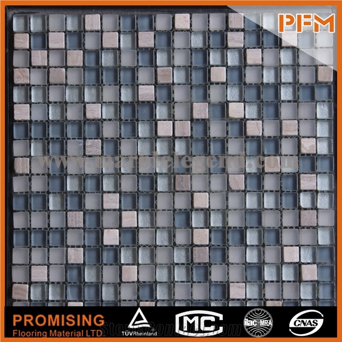 Cheap Price Stone Mosaic Tile with Mesh-Back in Various Shape