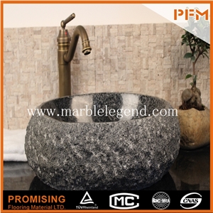 China Black Granite Bathroom Stone Sinks, Stone Basin,Fasion Design Bathroom Stone Vanity Sink,Bathroom Stone Sinks for Home