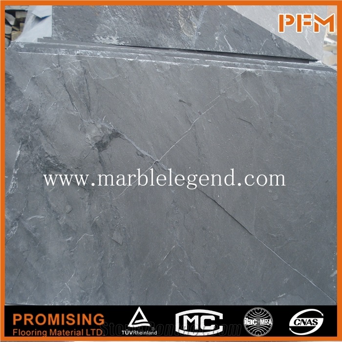 China Black Slate Slabs & Tiles, Wall Covering, Stair, Skirting, Cladding, Cut-To-Size for Floor Covering, Interior Decoration, Wholesaler