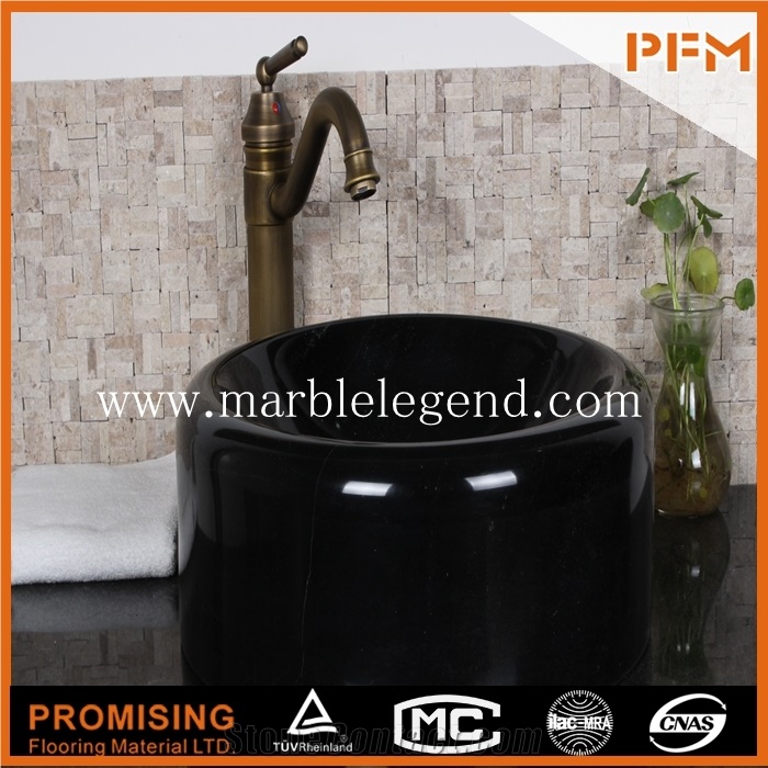 China Grey Marble Stone Polished Sinks, Hot Design Artificial Stone Wash Sink, New Round Wash Basin Sink for Bathroom