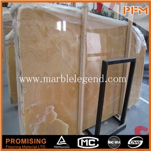 Chinese Yellow Onyx, Yellow Onyx Stone,Yellow Onyx with Glass Backing,Exquisite and Elegant Yellow Onyx Tiles &Slabs