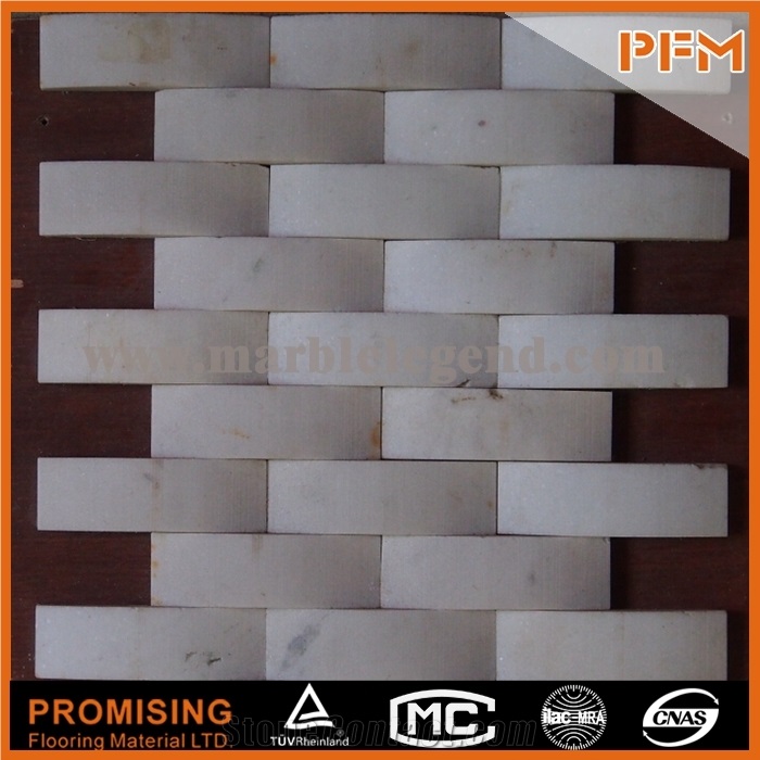 Crystal Glass Mosaic and Resin Wall Tile, Square Pattern Glass Stone Mosaic Blue Stone Mosaic