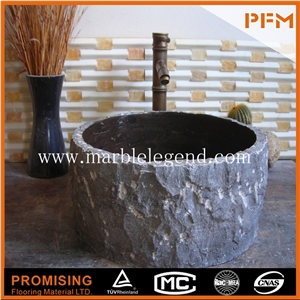 Customized Solid Surface Bathroom Stone Sinks,Natural Stone Marble Black Bathroom Sink One Piece Bathroom Wash Basins Bathroom Sink Price