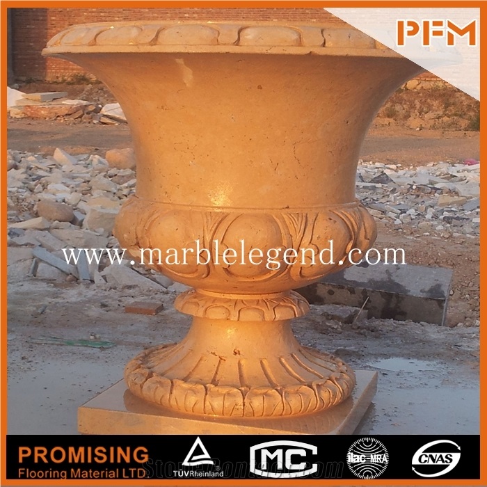Decorative Marble Flower Pots,Decorative Garden Marble Flower Pot for Sale