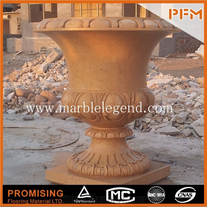 Decorative Marble Flower Pots,Decorative Garden Marble Flower Pot for Sale