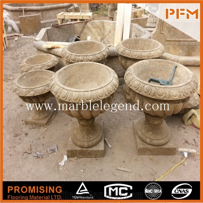 Decorative Marble Flower Pots,Decorative Garden Marble Flower Pot for Sale