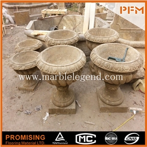 Decorative Marble Flower Pots,Decorative Garden Marble Flower Pot for Sale