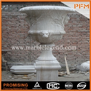 Garden Marble Flower Pot,Stone Flower Pot,Decorative Marble Flower Pots