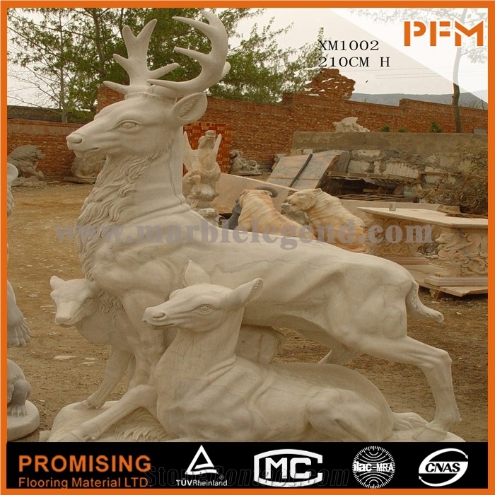 Home Decor Antique Sculpture Art Modern Statue Fly Lion Cream Travertine Sculpture Beautiful Animal Collectibles Statue