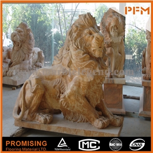Home Decor Antique Sculpture Art Modern Statue Lion Henan Yellow Limestone Handcraft Sculpture Beautiful Animal Collectibles Statue Home Decor Antique Sculpture Art Modern Statue Lion Henan Yellow Limestone Handcraft Sculpture Beautiful Animal Collectibles Statue