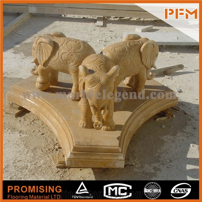 Home Decor Antique Sculpture Art Modern Statue Lion Henan Yellow Limestone Handcraft Sculpture Beautiful Animal Collectibles Statue