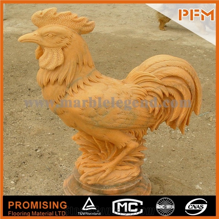 Home Decor Antique Sculpture Art Modern Statue Lion Henan Yellow Limestone Handcraft Sculpture Beautiful Animal Collectibles Statue