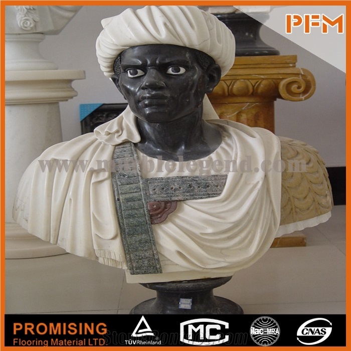 Hunan White Marble Bust Sculptured Statue /Western/European Customized Figure Human/ Hand Carving
