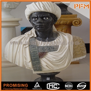 Hunan White Marble Bust Sculptured Statue /Western/European Customized Figure Human/ Hand Carving