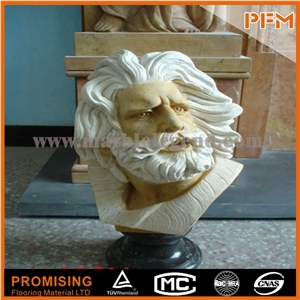 Hunan White Marble Bust Sculptured Statue /Western/European Customized Figure Human/ Hand Carving