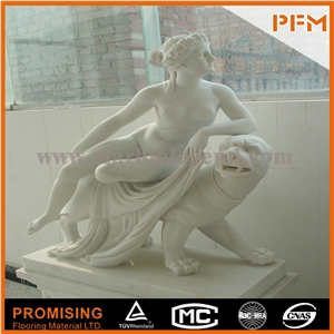 Hunan White Marble Sculpture and Carving Stone,Marble Human Statue