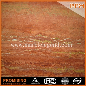 Iran Red Travertine Slabs & Tiles, Wall Covering, Stair, Skirting, Cladding, Cut-To-Size for Floor Covering, Interior Decoration, Wholesaler