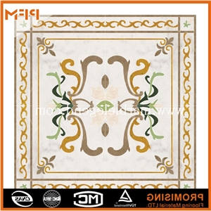 Lobby Marble Flooring Design,Home Marble Floor Design Best Price, Dark Emperador/Golden Year/Rosso Verona/Crema Marfil/Honey Onyx/Onyx Green/India Green/Lapis/Ariston Marble Medallion