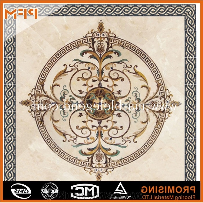 Lobby Marble Flooring Design,Home Marble Floor Design Best Price, Dark Emperador/Golden Year/Rosso Verona/Crema Marfil/Honey Onyx/Onyx Green/India Green/Lapis/Ariston Marble Medallion