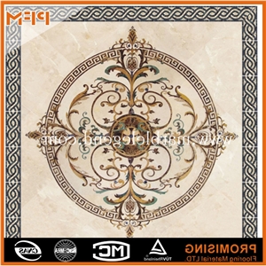 Lobby Marble Flooring Design,Home Marble Floor Design Best Price, Dark Emperador/Golden Year/Rosso Verona/Crema Marfil/Honey Onyx/Onyx Green/India Green/Lapis/Ariston Marble Medallion