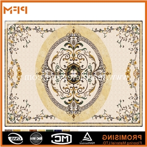 Lobby Marble Flooring Design,Home Marble Floor Design Best Price, Dark Emperador/Golden Year/Rosso Verona/Crema Marfil/Honey Onyx/Onyx Green/India Green/Lapis/Ariston Marble Medallion