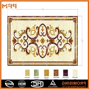 Lobby Marble Flooring Design,Home Marble Floor Design Best Price, Dark Emperador/Golden Year/Rosso Verona/Crema Marfil/Honey Onyx/Onyx Green/India Green/Lapis/Ariston Marble Medallion