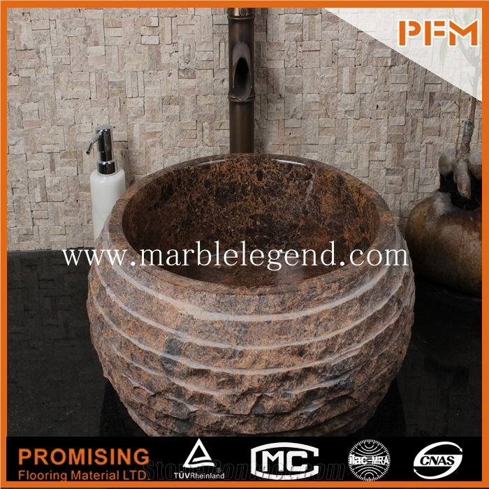 Luxury Bathroom Vanities Marble Wash Basin Modern Solid Surface Wash Basin，Bathroom Marble Basin and Sink