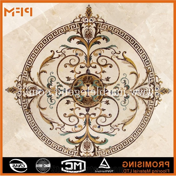 Made in China Marble Inlay Flooring Design,Hot Sale Marble Inlay Flooring Design, Dark Emperador/Golden Year/Rosso Verona/Crema Marfil/Honey Onyx/Onyx Green Marble Medallion