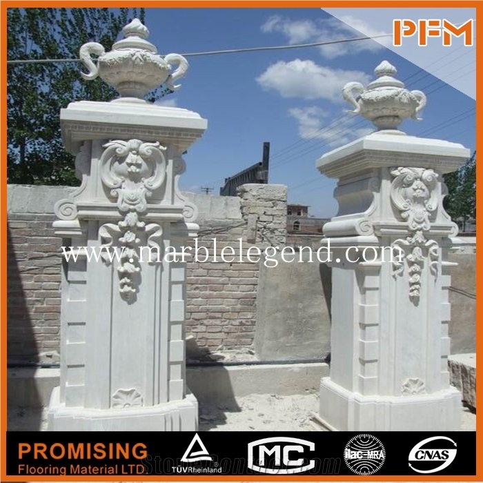 Manufactory Decorative Stone Column,Roman Pillar Stone Column,Natural Stone Column