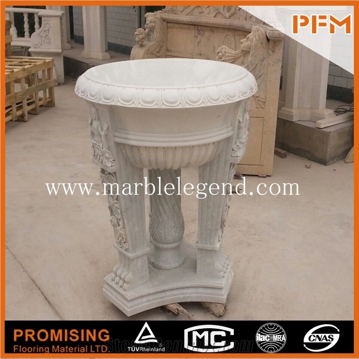 Marble Garden Flower Pot,Beautiful Mythical Marble Flower Pot