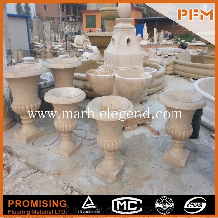 Marble Garden Flower Pot,Beautiful Mythical Marble Flower Pot