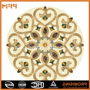 Marble Inlay Flooring Design,Cheap and Favorable Marble Inlay Flooring Design, Dark Emperador/Golden Year/Rosso Verona/Crema Marfil/Honey Onyx/Onyx Green/India Green Marble Medallion