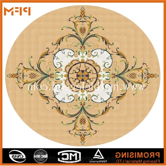 Marble Inlay Flooring Design,Cheap and Favorable Marble Inlay Flooring Design, Dark Emperador/Golden Year/Rosso Verona/Crema Marfil/Honey Onyx/Onyx Green/India Green Marble Medallion