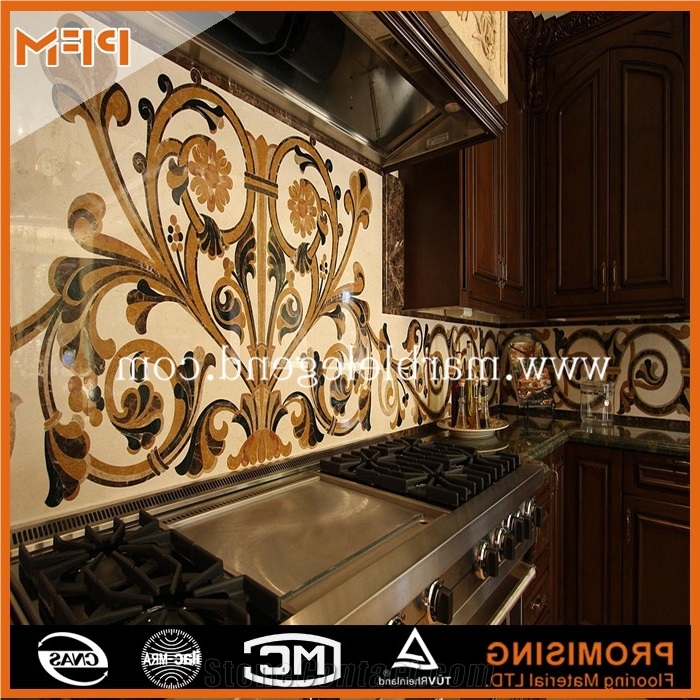 Marble Inlay Flooring Design ,Polished Marble Flooring Tile Marble Inlay Flooring Design, Dark Emperador/Golden Year/Rosso Verona/Crema Marfil/Honey Onyx/Onyx Green/India Green Marble Medallion