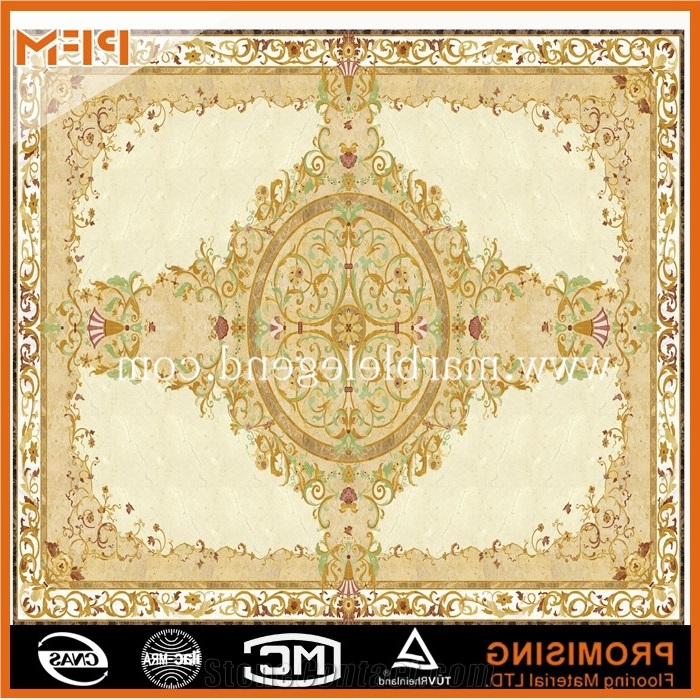 Marble Inlay Flooring Design ,Polished Marble Flooring Tile Marble Inlay Flooring Design, Dark Emperador/Golden Year/Rosso Verona/Crema Marfil/Honey Onyx/Onyx Green/India Green Marble Medallion